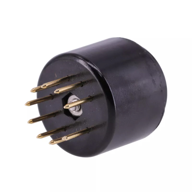 1PC Black bakelite gold-plated socket 7199 to 6U8 Vacuum TUBE SOCKET ADAPTER