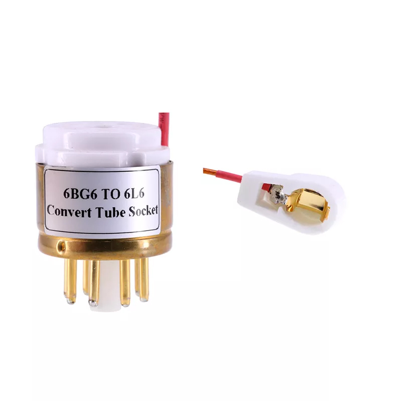 1PC 8Pin TO 8Pin 6BG6 to 6L6 6L6G Vacuum tube adapter socket converter 6BG6 to 6L6