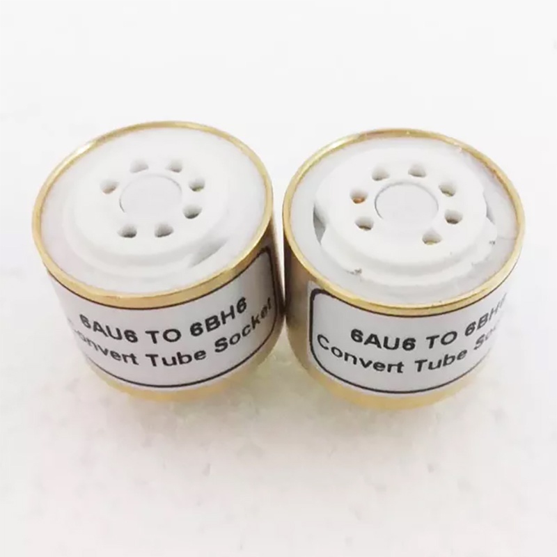 1PC 6AU6 to 6BH6 tube adapter socket converter gold plated pins