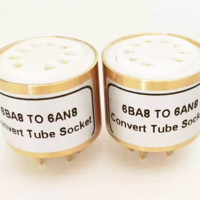 1PC 6BA8 to 6AN8 Vacuum Tube socket Convert Adapter for AMP DIY