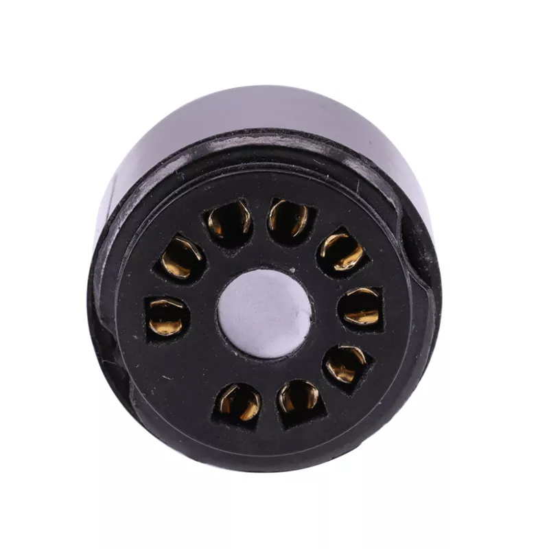 1PC Black bakelite gold-plated socket 7199 to 6U8 Vacuum TUBE SOCKET ADAPTER
