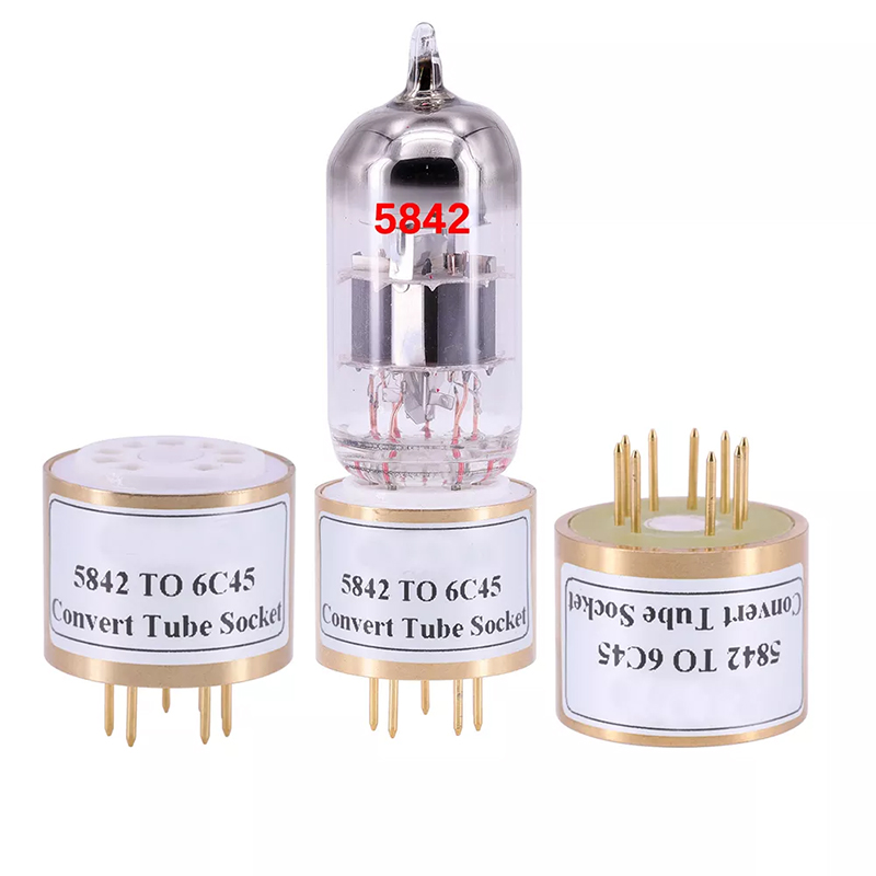 1PC handmade 5842 TO 6C45 Vacuum Tube socket Adapter
