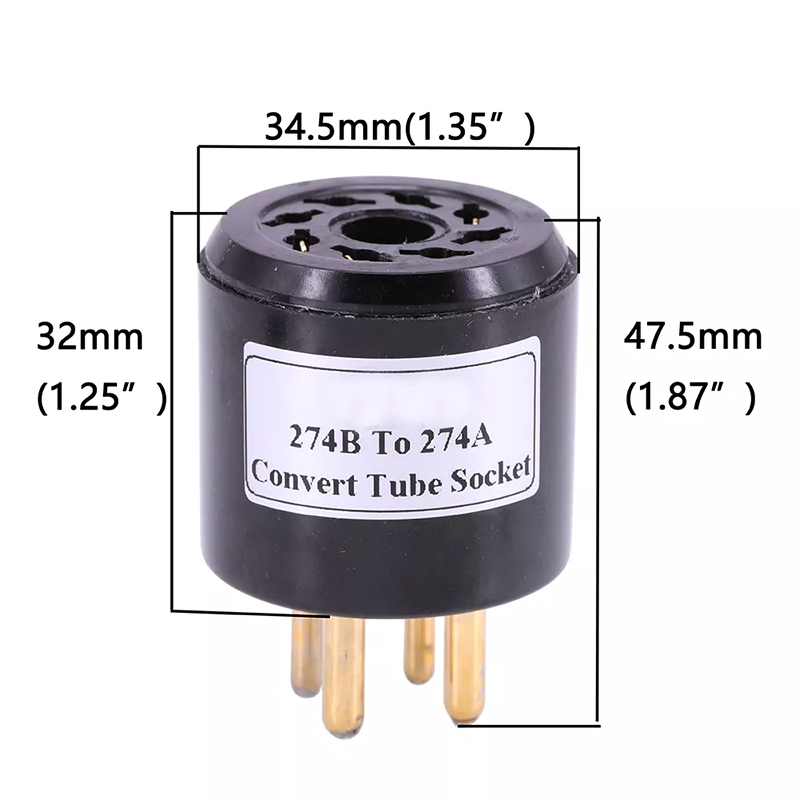 1PC Tube DIY Adapter Socket Converter 274B TO 274A 5Z3 80 WE274A