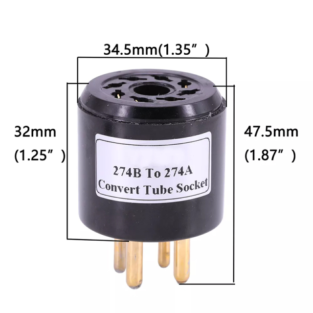 1PC Tube DIY Adapter Socket Converter 274B TO 274A 5Z3 80 WE274A