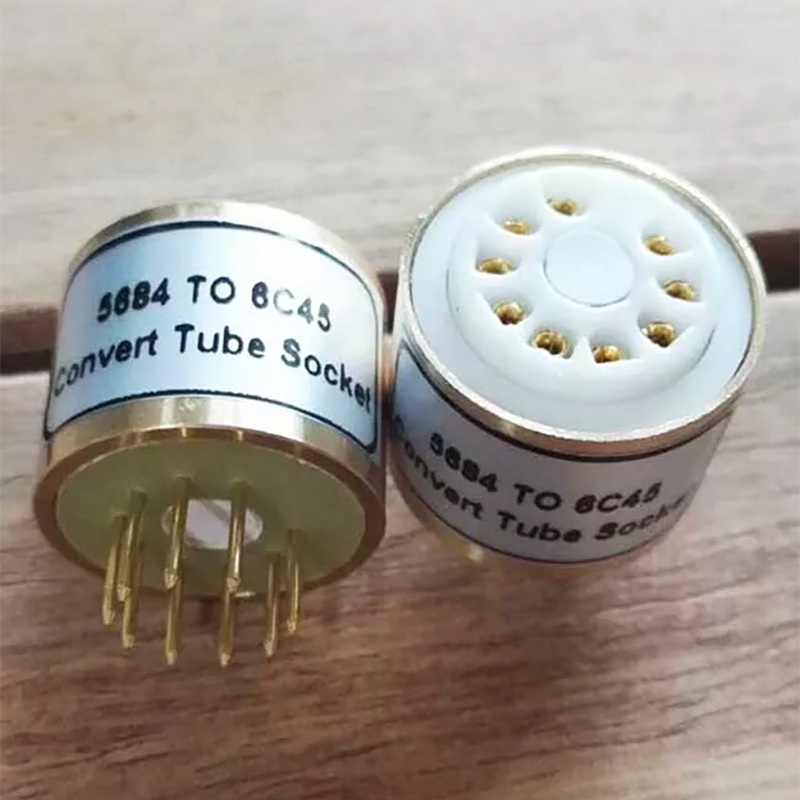 1PC handmade 5684 TO 6C45 Vacuum Tube socket Adapter converter