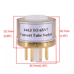 1PC handmade 6463 to 6SN7 Vacuum Tube socket Adapter