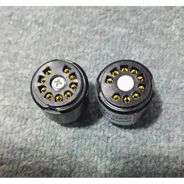 1PC handmade Bakelite 5755 TO 12AX7 Vacuum Tube socket Adapter