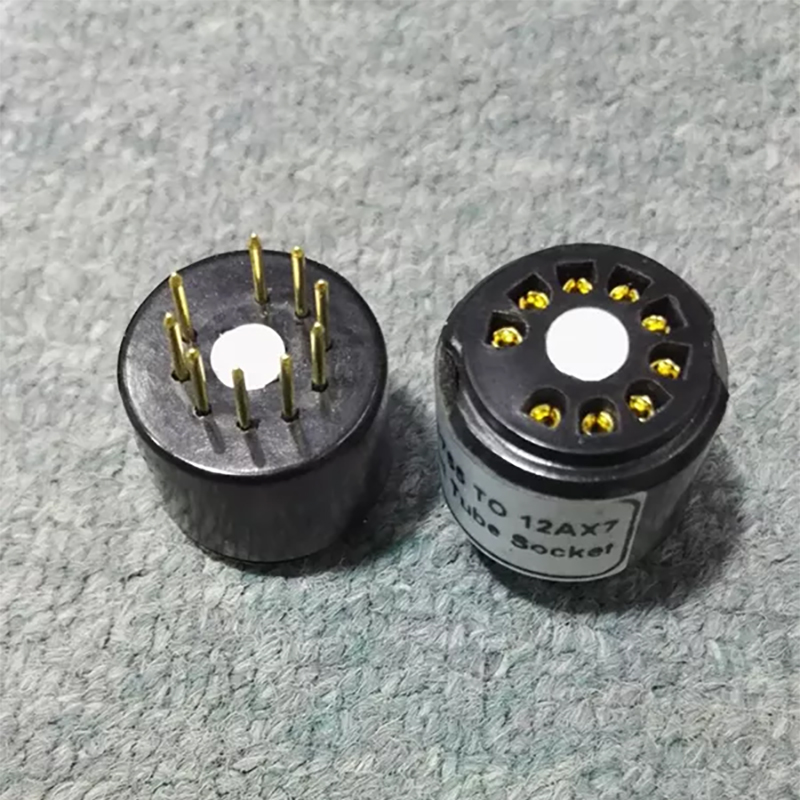 1PC handmade Bakelite 5755 TO 12AX7 Vacuum Tube socket Adapter