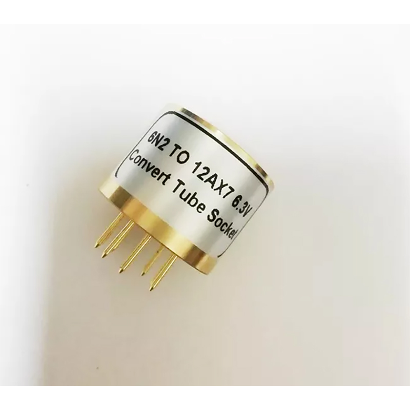 1pc 6N2 TO 12AX7 6.3V Valve Tube Amplifier Socket converter adapter ceramic socket with copper case