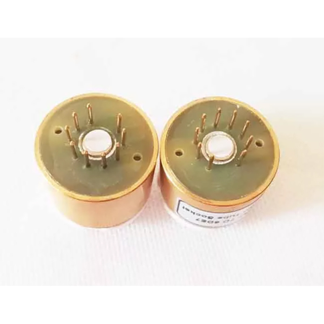 1PC 6SN7 B65 6N8P Top TO 6DE7 6SN7 TO 6DE7 Tubes Socket converter adapter Copper case