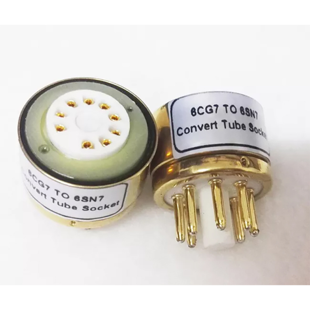 1PC 6CG7 TO 6SN7 6FQ7 to 6SN7 TUBE Socket CONVERTER ADAPTER HIFI DIY