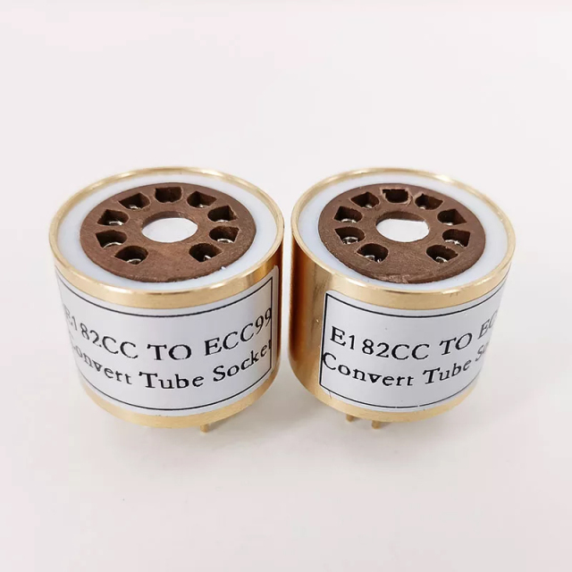 1PC E182CC to ECC99 Vacuum Tube AMP socket Convert Adapter