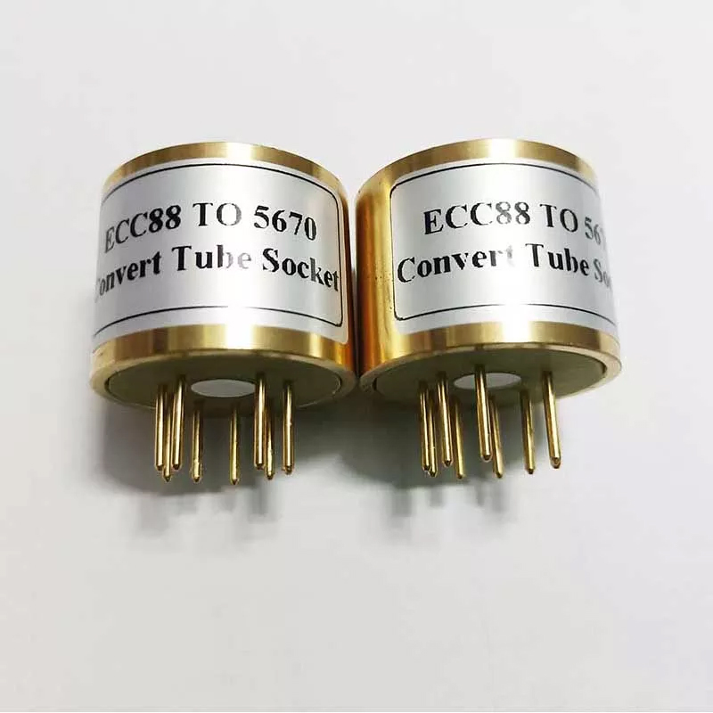 1pc ECC88 TO 5670 ECC88 6922 to 5670 6N3 Valve Tube Amplifier Socket converter adapter