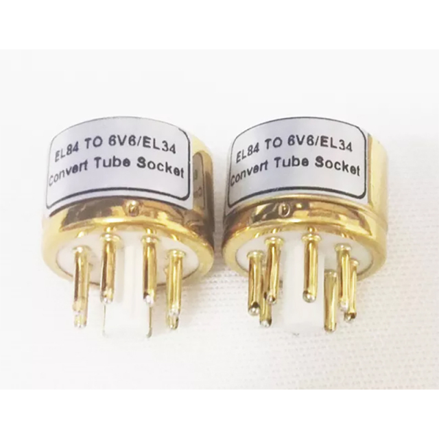 1PC EL84 to 6V6 EL34 (AMP socket) EL84 to 6V6 EL84 TO EL34 Vacuum tube socket adapter converter