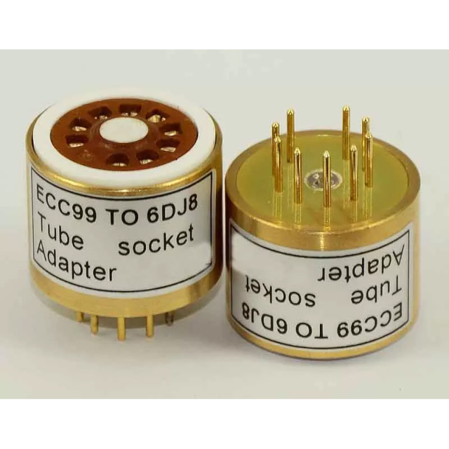 1PC handmade ECC99 TO 6DJ8 Vacuum Tube socket Adapter