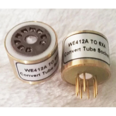 1PC WE412A to 6X4 Valve Tube Amplifier Socket converter adapter
