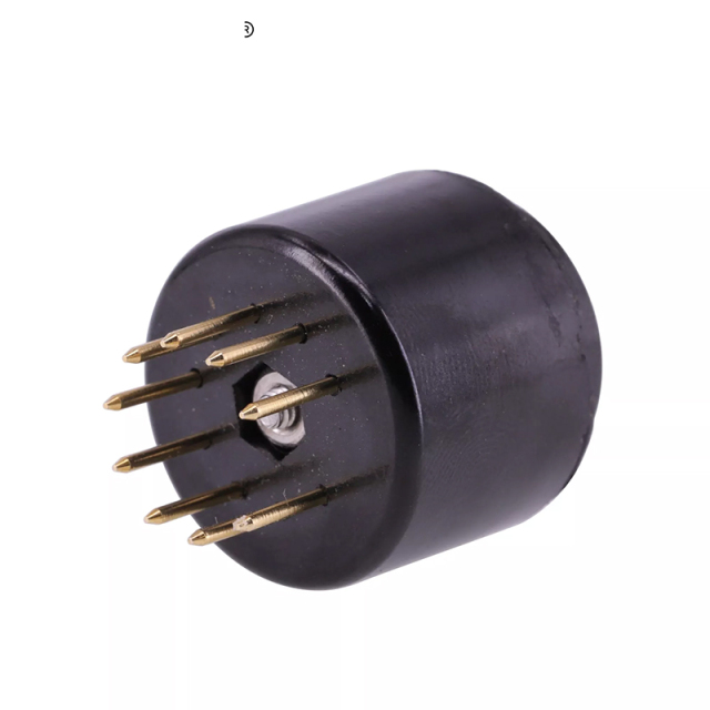 1PC ECC808 (Top) TO 12AX7 12AU7 ECC81 6.3V ECC808 TO 12AX7 bakelite DIY Audio Amplifier Vacuum Tube Convert Socket Adapter