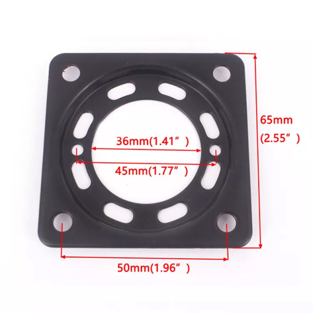 1PC 36mm Steel 4Pin Tube Socket Shock Proof Plate For 2A3,300B,811 AMP parts