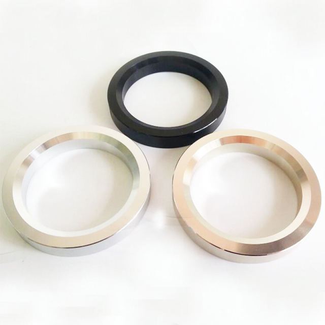 1PC Black color 70mm Aluminum Decorate Base Ring Washer For tube amplifier 845 805 211