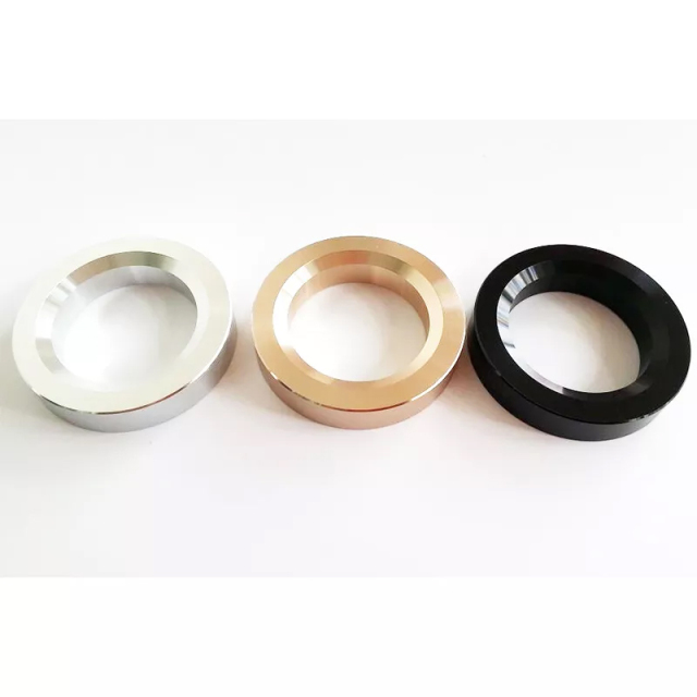 1PC Black color 54mm Aluminum Decorate Base Ring Washer For tube amplifier 300B 6CA7 6P3P