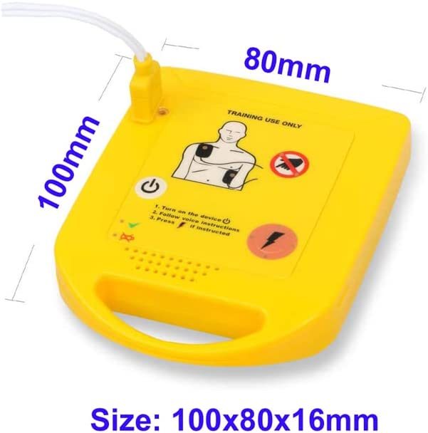 Mini AED Trainer Training Unit Teaching Device Machine XFT-D0009 Student Study Tool English Language Voice Prompts