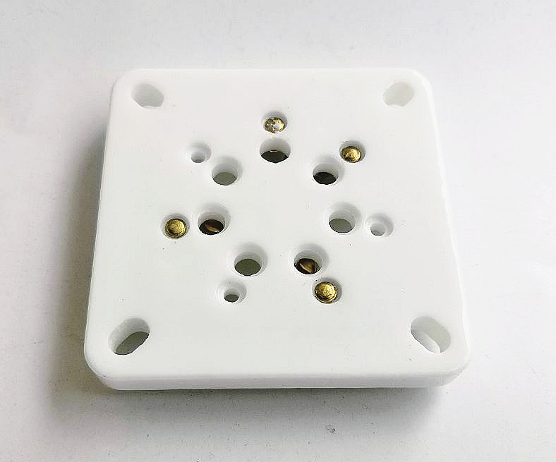 1PC 7Pin Tube Socket Base Chassis Mount Ceramic Vacuum Tube socket Gold plated for GM70 GM71