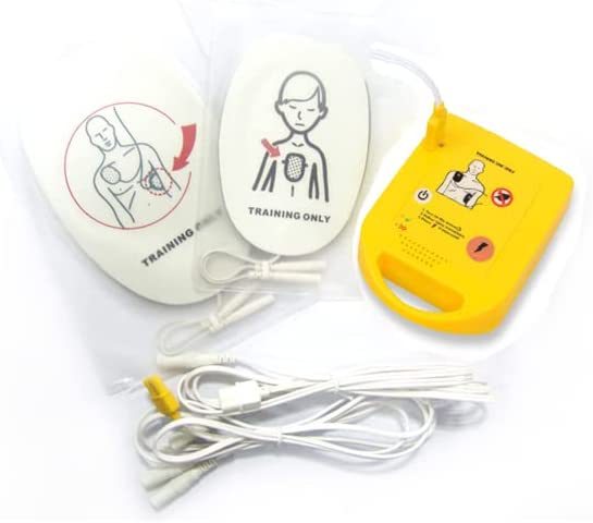 Mini AED Trainer Training Unit Teaching Device Machine XFT-D0009 Student Study Tool English Language Voice Prompts