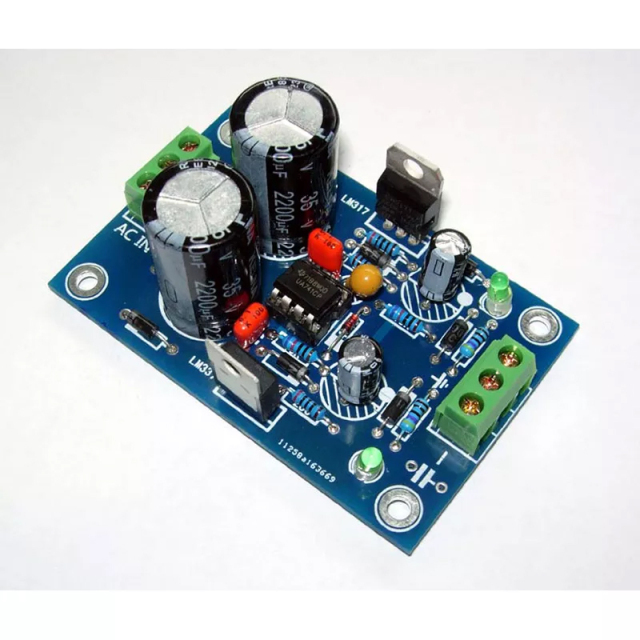 1PC LM317 LM337 Power supply PCB board for VU panel meter