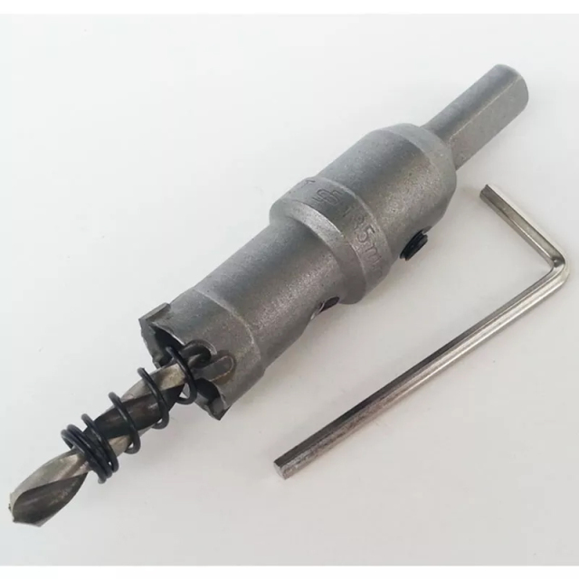 1PC 18.5mm Alloy Hole Drill tool for HIFI Audio amplifier socket panel meter