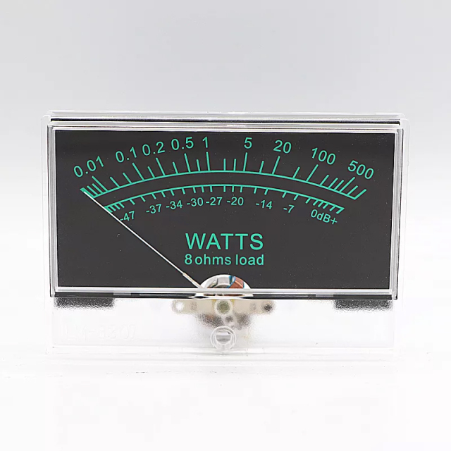 1PC H-10050 DC 500uA dB Power panel meter for tube amplifier DIY Speaker CD DVD player
