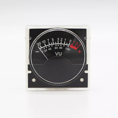 1PC Black H-R36 VU Panel meter for tube amplifier DIY Speaker CD DVD player