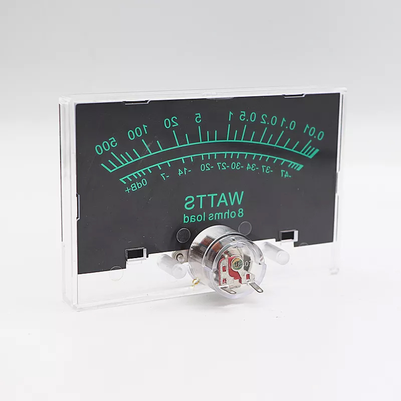 1PC H-10050 DC 500uA dB Power panel meter for tube amplifier DIY Speaker CD DVD player
