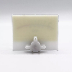 1PC H-7438 yellow DC 500uA dB Power panel meter for tube amplifier DIY Speaker CD DVD player
