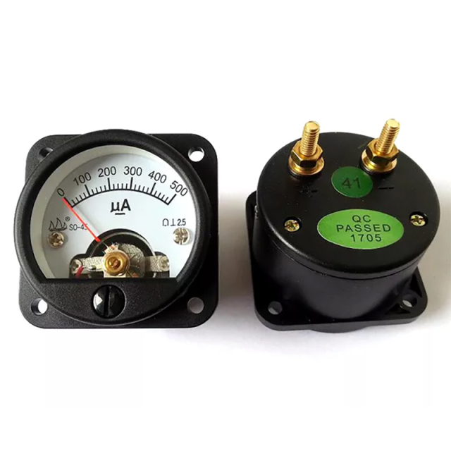 1PC SO-45 DC 500UA panel meter for tube Amplifier speaker power supplier