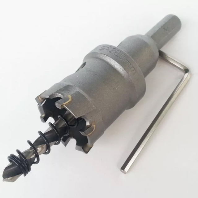 1PC 28mm Alloy Hole Drill tool for HIFI Audio amplifier Vacuum tube socket