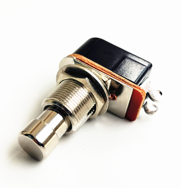 3A-250V 6A-125V  no lock Push Button Footswitch For Tube Guitar Effect Carling