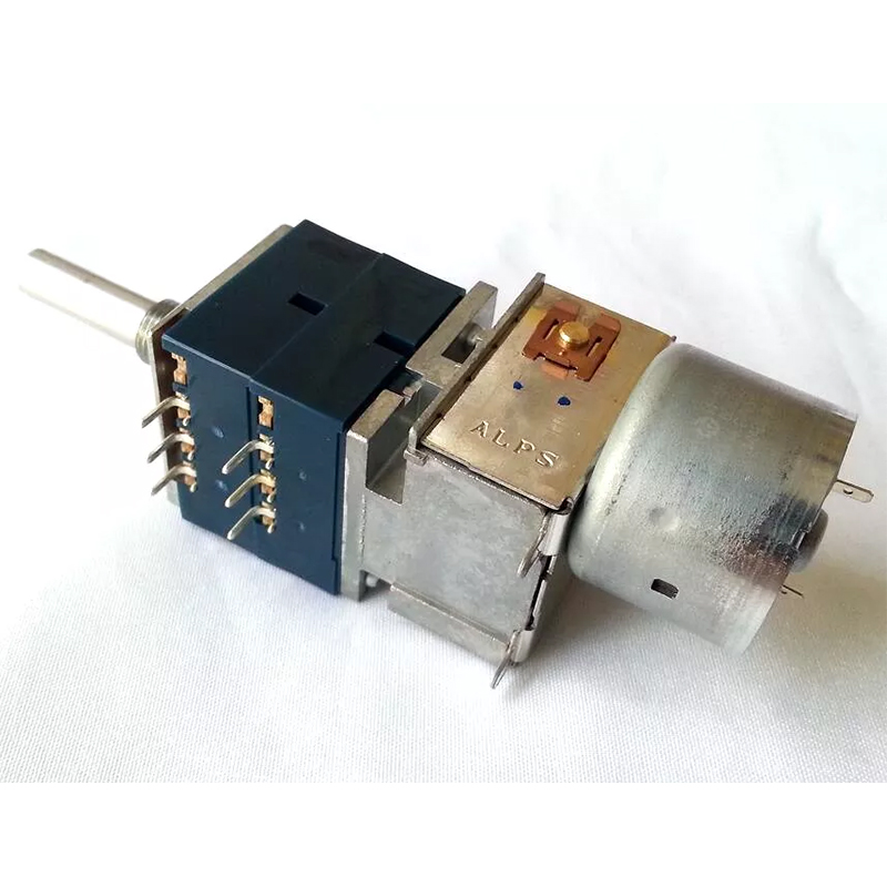 1 PC ALPS RK27 Motor Potentiometer Double 10kA 50kA 5KA 100KA 2X 3pins tube amplifier DIY parts