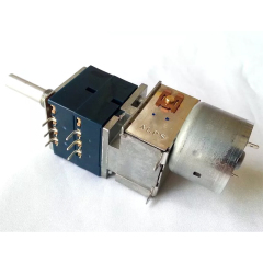 1 PC ALPS RK27 Motor Potentiometer Double 10kA 50kA 5KA 100KA 2X 3pins tube amplifier DIY parts