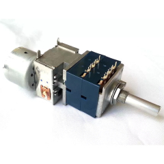 1 PC ALPS RK27 Motor Potentiometer Double 10kA 50kA 5KA 100KA 2X 3pins tube amplifier DIY parts
