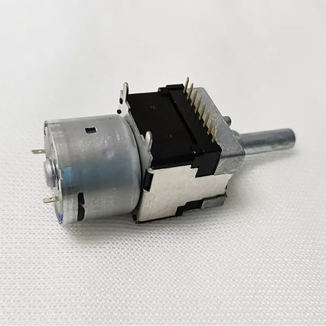 1PC ALPS RK168 100K B100K 8pins Potentiometer Rotary Motor-driven Metal shaft Remote