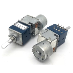 1 PC ALPS RK27 Motor Potentiometer Double 10kA 50kA 5KA 100KA 2X 3pins tube amplifier DIY parts