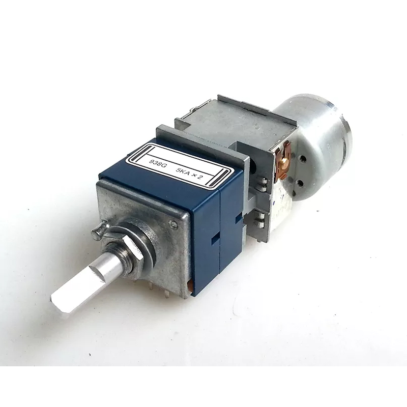 1 PC ALPS RK27 Motor Potentiometer Double 10kA 50kA 5KA 100KA 2X 3pins tube amplifier DIY parts