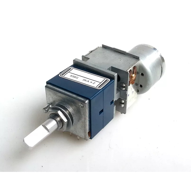 1 PC ALPS RK27 Motor Potentiometer Double 10kA 50kA 5KA 100KA 2X 3pins tube amplifier DIY parts