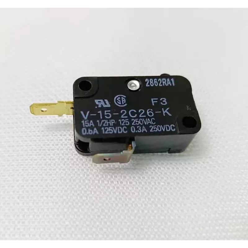 1PC Micro-Switch OMRON V-15-2C26-K（F3）Basic Switch 2pins 0.6A 125VDC 0.3A 250VDC