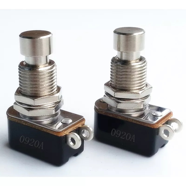 1 PC SCI Carling Push Button Footswitch For Tube Guitar Effect R13-85A