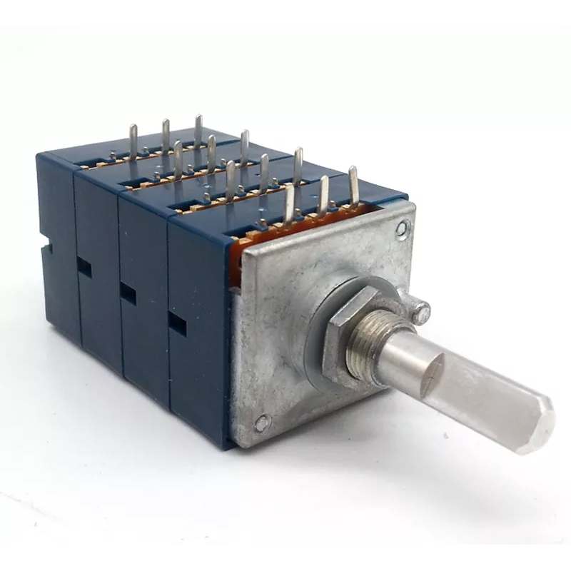 1PC ALPS RK27 4 Channels Volume Potentiometer Attenuator LOG 10KA 20KA 50KA 100KA Hifi Audio DIY parts