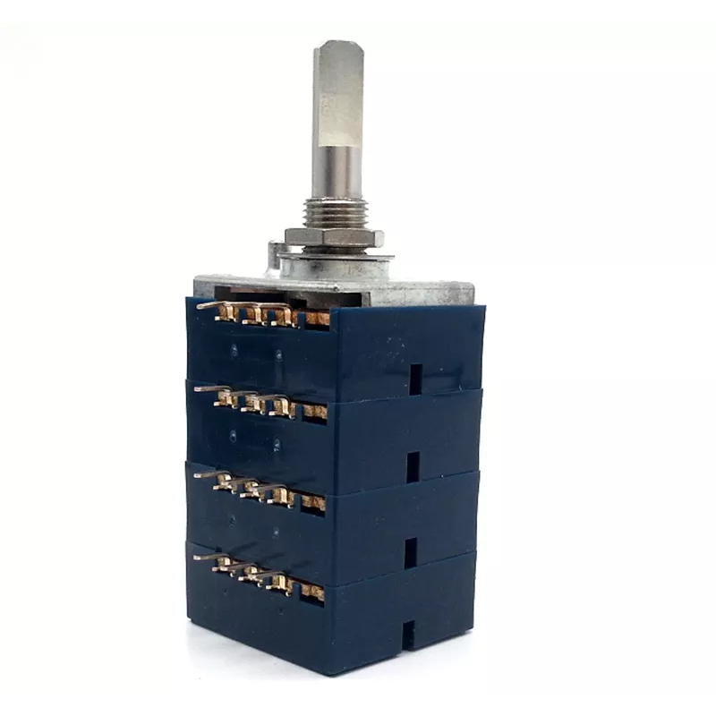 1PC ALPS RK27 4 Channels Volume Potentiometer Attenuator LOG 10KA 20KA 50KA 100KA Hifi Audio DIY parts