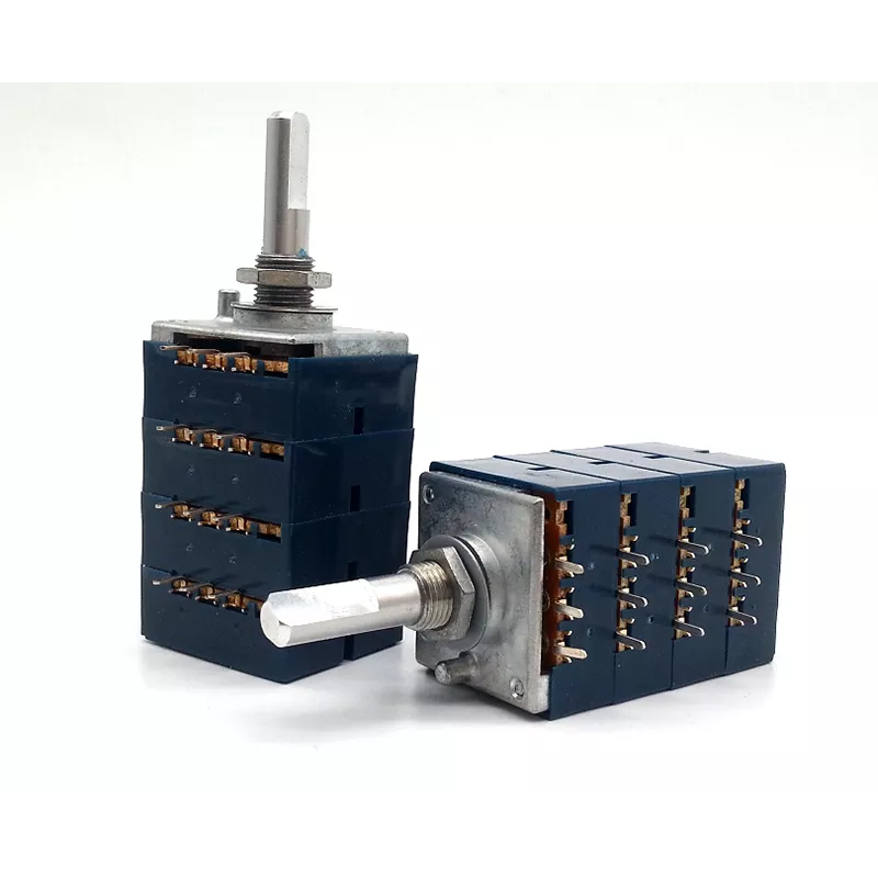 1PC ALPS RK27 4 Channels Volume Potentiometer Attenuator LOG 10KA 20KA 50KA 100KA Hifi Audio DIY parts