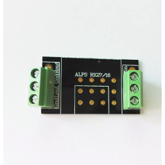 1PC Blue Black PCB for ALPS RK27 RK16 amplifer volume potentiometer with 2 terminal block connectors HIFI DIY parts