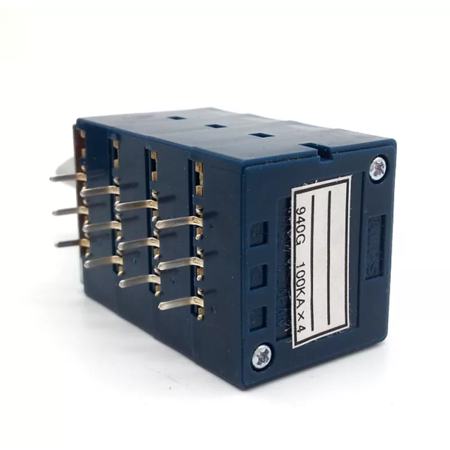 1PC ALPS RK27 4 Channels Volume Potentiometer Attenuator LOG 10KA 20KA 50KA 100KA Hifi Audio DIY parts